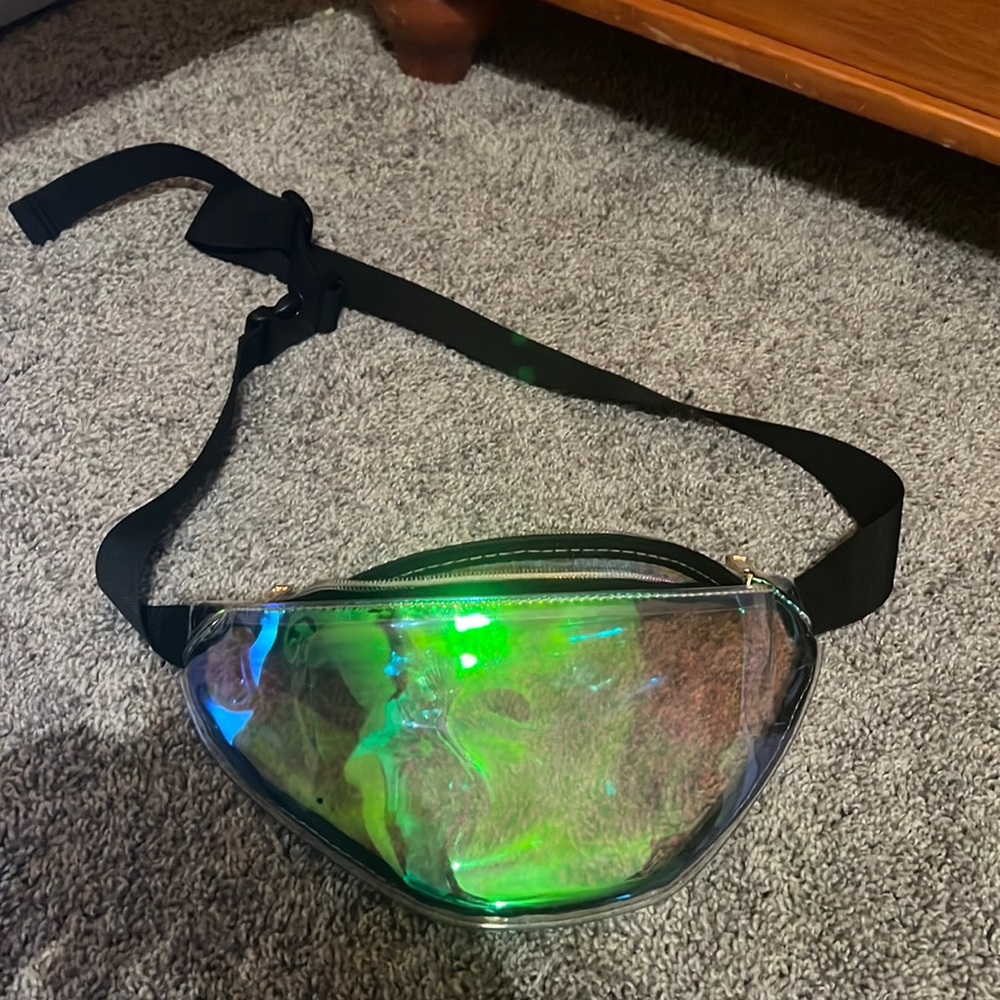 Holographic clear Fanny pack